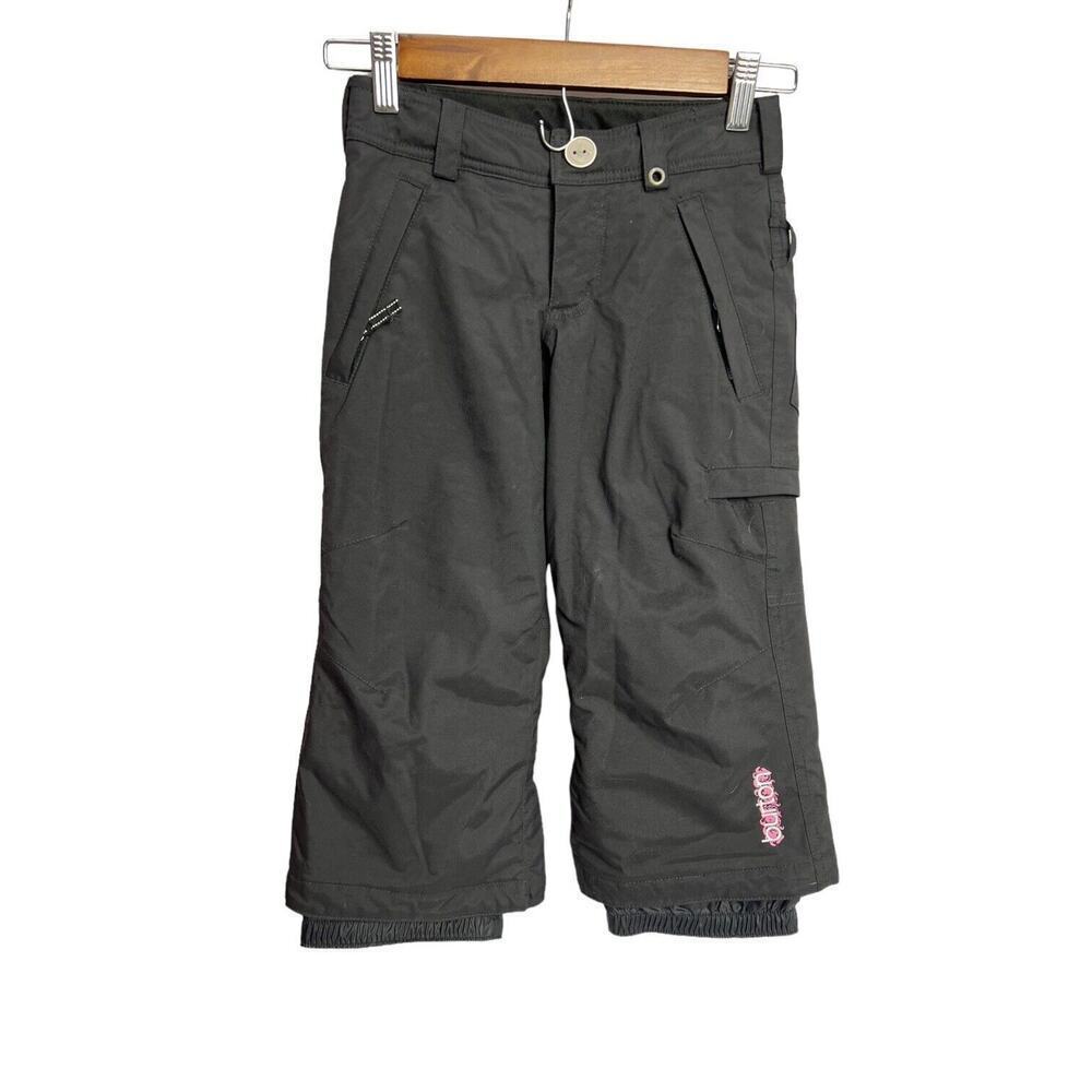 Burton Ski Pants Girls Youth XS Black Dryride Snowboarding